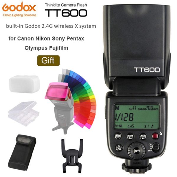 Godox TT600 TT600S 2.4G Wireless GN60 Master/Slave Camera Flash Speedlite