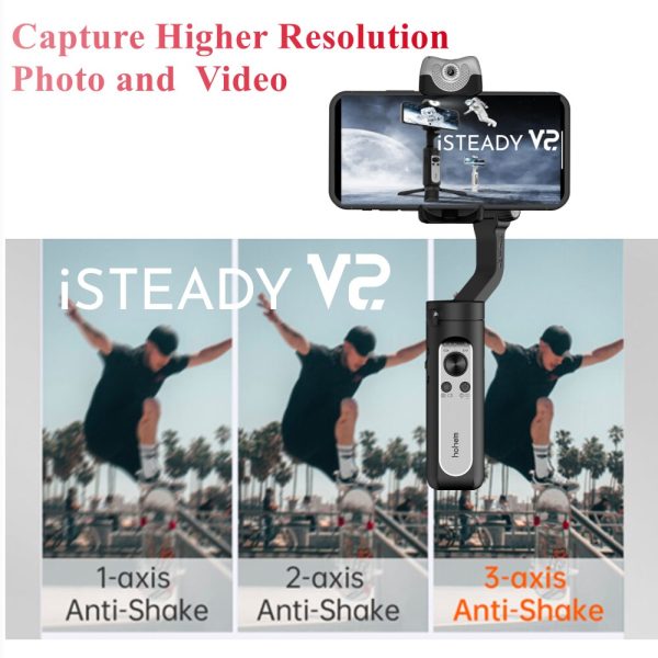 Hohem iSteady V2 AI Tracking Gimbal 3-Axis Foldable Handheld 259g Gesture Control Stabilizer