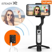 Hohem iSteady X2 3-Axis Gimbal Stabilizer for Smartphone,w/ Remote Control Foldable Phone Gimbal