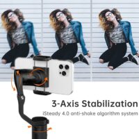 Hohem iSteady X2 3-Axis Gimbal Stabilizer for Smartphone,w/ Remote Control Foldable Phone Gimbal