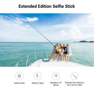 Insta360-3-Metre-Extended-Edition-Invisible-Selfie-Stick-Action-4K-Camera-Accessories-Carbon-Fiber-Handle-for-1