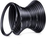 K&F CONCEPT 18pcs Camera Lens Filter Step Up/Down Adapter Ring