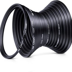 K-F-CONCEPT-18pcs-Camera-Lens-Filter-Step-Up-Down-Adapter-Ring-Set-37-82mm-82-1