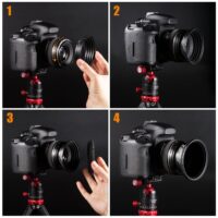 K&F CONCEPT 18pcs Camera Lens Filter Step Up/Down Adapter Ring