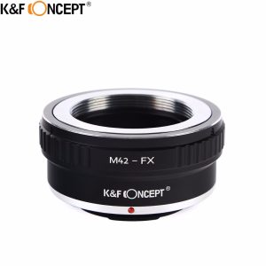 K&F CONCEPT M42-FX Camera Lens Adapter Ring for M42 Screw Mount Lens to for Fujifilm FX Mount X-Pro1 X-E1 X-M1 X-A1 X-E2 Camera