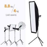 K&F Concept 2Packs 79 inch Aluminium Reversible folding Tripod Light Stands