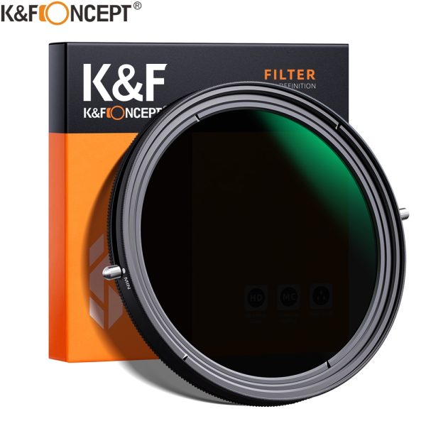 K&F Concept ND2-ND32 ND CPL Filter lens adjustable Circular Polarizing Filter 2 in 1 Variable 49mm 52mm 58mm 62mm 67mm 77mm