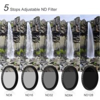 K&F Concept ND8-ND128 Variable ND Filter 52mm 58mm 62mm 67mm 72mm 77mm 82mm NO X Spot Fade Neutral Densityr Filter For Lens