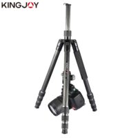 KINGJOY G55C Professional carbon fiber tripod for digital camera tripode Suitable for travel Top quality camera stand 155cm max