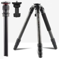 KINGJOY K2018/2218 carbon fiber tripod Light Weight for digital camera tripode Suitable for travel Top quality camera stand