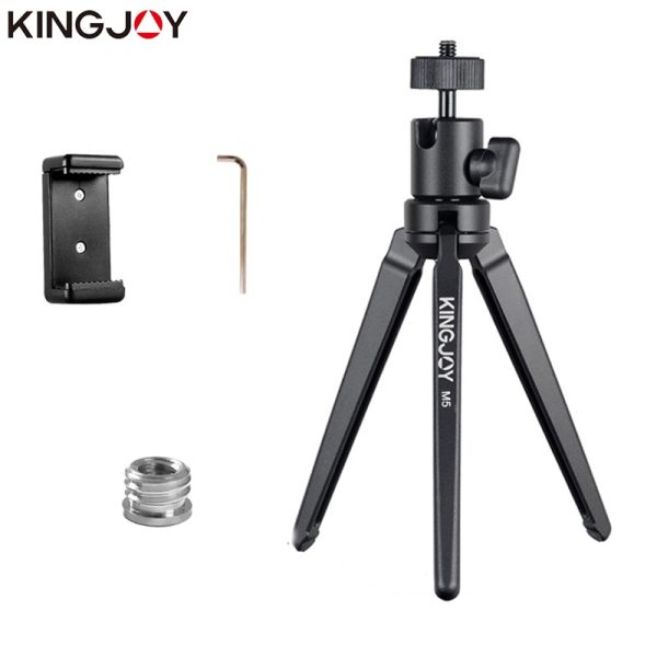 KINGJOY Officia KT-30/M5 Aluminum Mini Tripod For Phone Camera Stand With Ball head Mobile