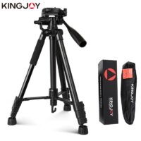 KINGJOY Officia Professional Portable Travel Aluminium Camera Tripod Video Accessories