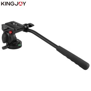 KINGJOY Official KH-6750 Panoramic Tripod Head Hydraulic Fluid Video Head