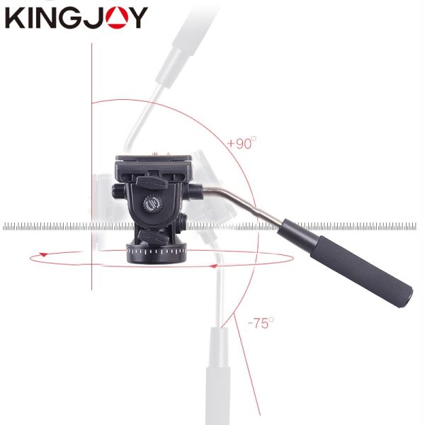 KINGJOY Official VT-1500 Tripod For Video Camera Stand Profesional For All Models Digital SLR DSLR Holder Stativ Mobile Flexible