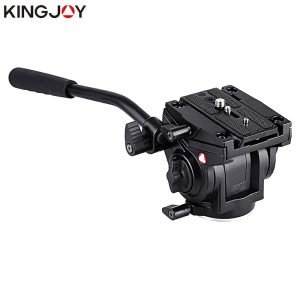 KINGJOY Official VT-3510 Panoramic Tripod Head Hydraulic Fluid Video Head For Tripod Monopod