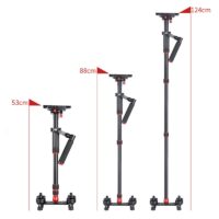 KONGJOY VS1047B 124cm Aluminum Alloy Handheld Video Stabilizer For Steadycam Steadicam