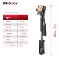 Kingjoy MP1008F Set Professional Monopod Set Dslr For All Models Camera Tripod