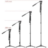 Kingjoy MP1008F Set Professional Monopod Set Dslr For All Models Camera Tripod