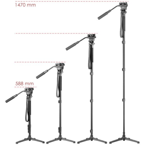 Kingjoy MP1008F Set Professional Monopod Set Dslr For All Models Camera Tripod