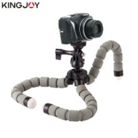 Kingjoy Official KT-600S Mini Gopro Tripod mount Octopus Movil Flexible Mobile Celular Holder