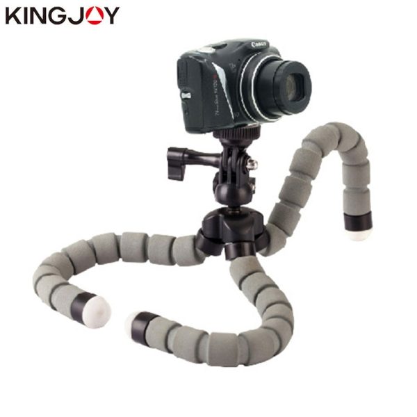 Kingjoy Official KT-600S Mini Gopro Tripod mount Octopus Movil Flexible Mobile Celular Holder