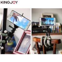 Kingjoy Official KT-600S Mini Gopro Tripod mount Octopus Movil Flexible Mobile Celular Holder