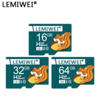 Lemiwei Memory Card 64GB 32GB 16GB High Speed TF Card Class 10 UHS-I