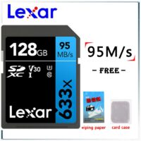 Lexar Genuine 95MB/s 633x SD Card 32/64/128/256/512GB flash card SDHC/SDXC U1U3 Class 10