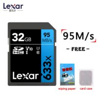 Lexar Genuine 95MB/s 633x SD Card 32/64/128/256/512GB flash card SDHC/SDXC U1U3 Class 10