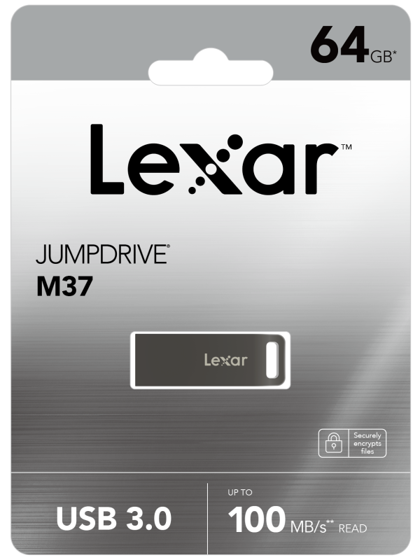 Lexar M37 original Pendrive USB 3.0 Metal JumpDrive 128GB 64GB 32GB High Speed