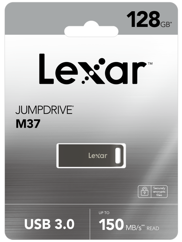 Lexar M37 original Pendrive USB 3.0 Metal JumpDrive 128GB 64GB 32GB High Speed