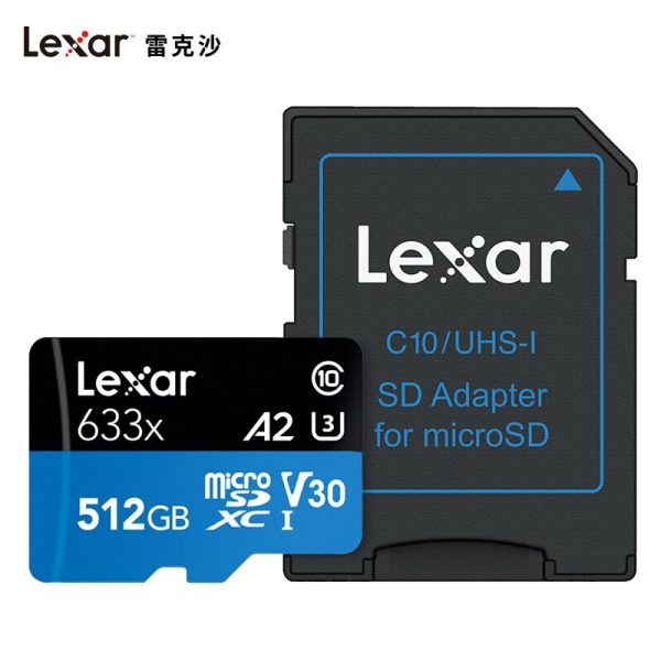 Lexar Micro SD Card 512GB Memory TF Card 32GB 64GB 128GB MicroSD Max 95M/s Uitra