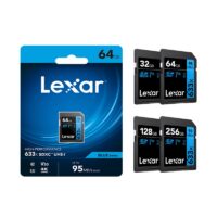 Lexar Professional cards 633x 128GB 256GB SDXC UHS-I SD card