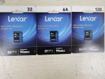 Lexar original Memory Card 633X 256GB 128GB 32GB SD Card 64GB Professional