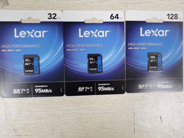 Lexar original Memory Card 633X 256GB 128GB 32GB SD Card 64GB Professional