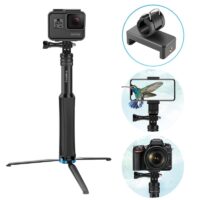 Multi-functional All-in-one Aluminum Universal Tripod Handheld Monopod For GoPro 10 DJI OSMO Action Camera Smartphone