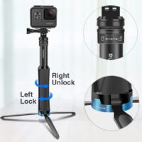 Multi-functional All-in-one Aluminum Universal Tripod Handheld Monopod For GoPro 10 DJI OSMO Action Camera Smartphone