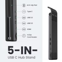 UGREEN USB HUB Docking Station USB C 4K HDMI TF SD 2 USB 3.0 Ports Laptop Stand for Macbook