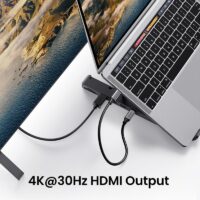 UGREEN USB HUB Docking Station USB C 4K HDMI TF SD 2 USB 3.0 Ports Laptop Stand for Macbook