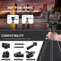 Neewer 2-in-1 Aluminum Alloy Camera Tripod Monopod 70.8 inches/180cm with 1/4