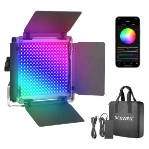 Neewer 660 RGB Led Light with APP Control, 660 SMD LEDs CRI95/3200K-5600K/Brightness