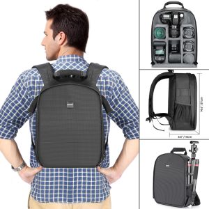 Neewer-Camera-Backpack-Flexible-Partition-Padded-Bag-Shockproof-Insert-Protection-for-SLR-DSLR-Mirrorless-Cameras-and-1