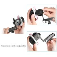 Neewer Follow Focus with Gear Ring Belt for Canon and Other DSLR Camera Camcorder DV Video Fits 15mm Rod Film Making System