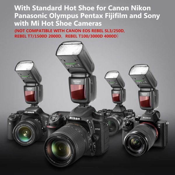 Neewer NW561 LCD Display Flash Speedlite for Canon Nikon Panasonic Olympus Pentax Fijifilm