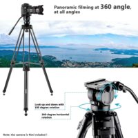 Neewer Professional 61 inches/155 cm Aluminum Alloy Video Camera Tripod 360 Degree