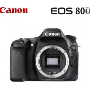 New Canon 80D DSLR Camera -24.2MP -3.0" Dot Vari-Angle Touchscreen -HD 1080p - Wi-Fi