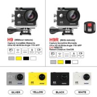 Original Eken H9R H9 Ultra HD 4K Action Camera 30m waterproof 2.0' Screen 1080p sport Camera