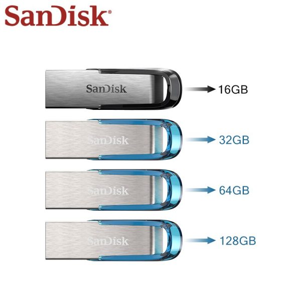 Original SanDisk Ultra Flair Flash Drive USB 3.0 32GB 64GB 128GB Portable