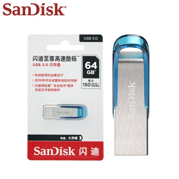 Original SanDisk Ultra Flair USB 3.0 Flash Drive 16gb 32gb 64gb Memory