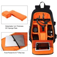 PULUZ Outdoor Portable Waterproof Backpack Handheld PTZ Stabilizer Camera Bag with Rain Cover